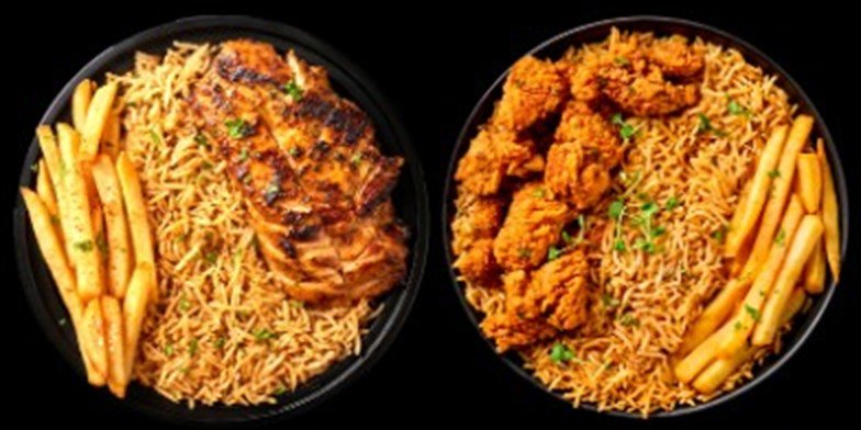 Rice bowls & platters